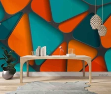 3D Geometric Graphics Cut-out Wall Murals Wallpaper Murals Wall Sticker
