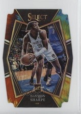 2021-22 Panini Select Premier Level Tie-Dye Prizm Die-Cut /25 Day'Ron Sharpe 9p5