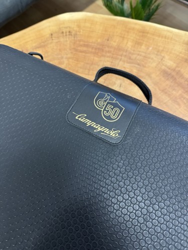 Campagnolo Super Record 50 Aniversario NOS Grupo Maleta Bicicleta de Carretera De Colección NUEVO - Imagen 22 de 23