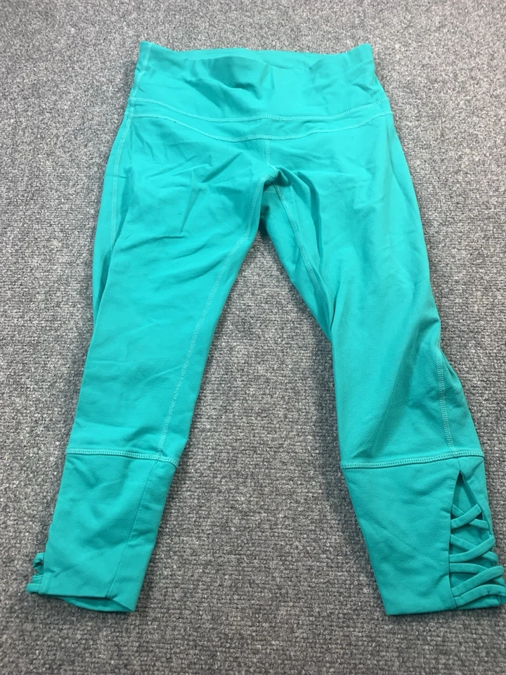 PrAna Leggings Mujer Pequeños Verde Capri Elastizados Ligeros Activos Foto 2 de 4