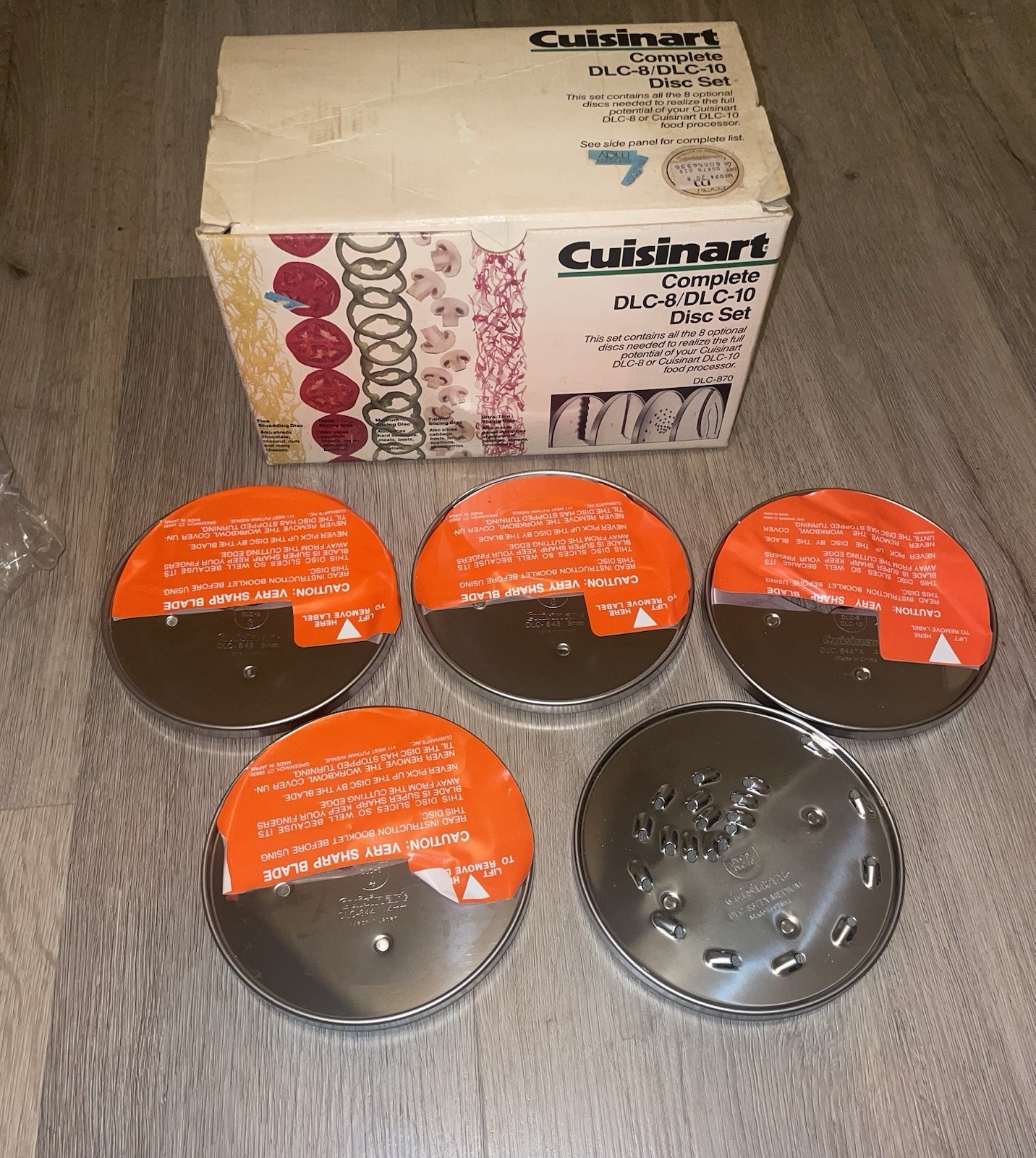 Cuisinart Disc Set for Food Processor DLC-870 DLC-8 / DLC-10