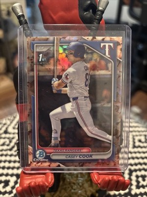 2024 Bowman Chrome Snack Pack- Casey Cook 1st Bowman Refractor #bdc-66