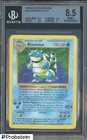 1999 Pokemon Base Shadowless Blastoise Holo Rare #2 BGS 8.5 NM-MT+
