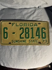 1973 Florida License Plate 6–28146