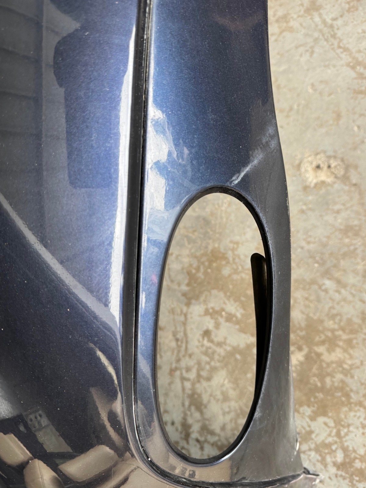 ❌DAMAGED❌ 2003-2010 Bentley Continental GT GTC Rear Bumper Cover OEM Blue LR5W