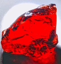 Chrome Pyrope Garnet Facet Rough From Tanzania. 10.10 Crt