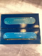 Lot Of 2 E&C Shops HO Scale Apache Railway 62' Woodchip Hopper Car #1311 & 1309