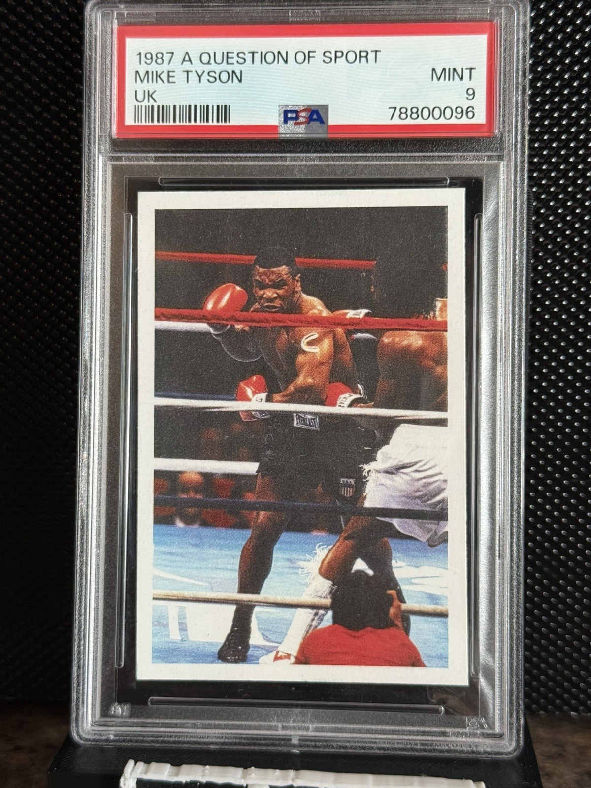 Mike Tyson 1987 A Question of Sport UK PSA 9 SP Variation Boxing 