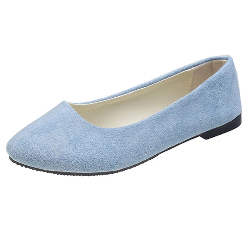 Ladies Dress Flats Slip On Pumps Dance Women Low Heel Cozy Shoes Casual Fashion - Bild 24 von 53