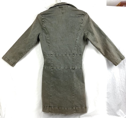 NSF Women Dress Small Open Top Zip Bottom Denim L/S RARE Prototype SAMPLE NWOT - Picture 5 of 12