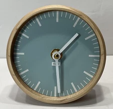 Tait Detroit 4½" Tall Maple Table Top Clock - Works