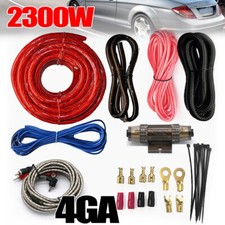 2300W 4 Gauge Amplifier Amp Wiring Kit for Edge Vibe Car Audio Subwoofer Amp