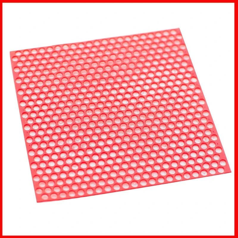 1 Caja 10 Hojas Laboratorio Dental Patrones de Agujeros Redondos Cera Co-cr Fundición Color Rojo - Imagen 3 de 4