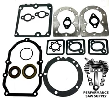 COMPLETE GASKET SET WITH CRANKSHAFT SEALS  & VALVE SEALS FITS ONAN B43, B48, NEW