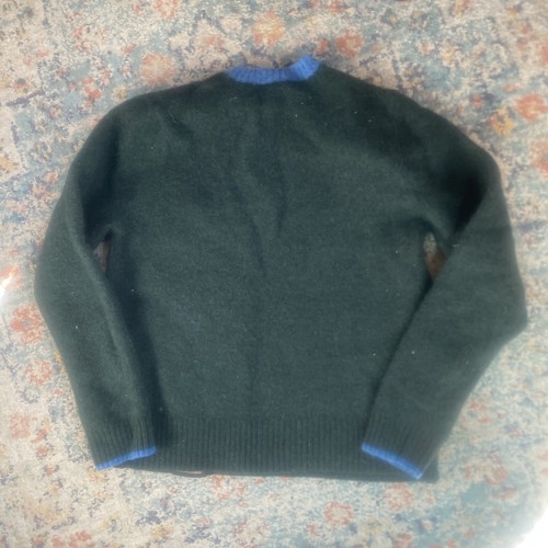Abercrombie & Fitch Kid’s Sz L Wool Sweater Hunter Green Boy’s/Girl’s Christmas - Picture 2 of 7