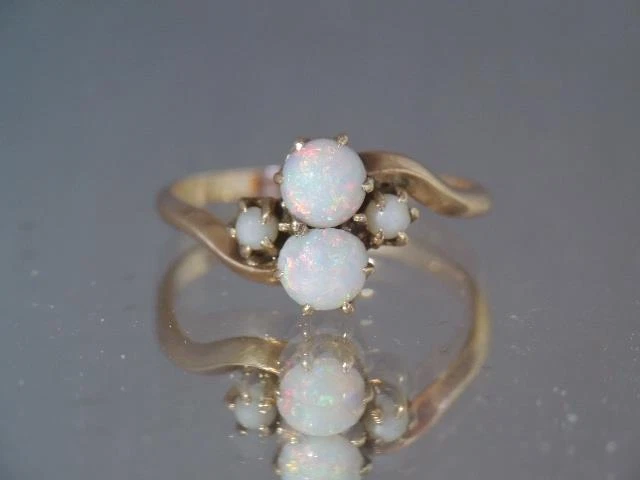 Opal pearl hotsell ring