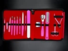 14PCS Pedicure / Manicure Set Nail Clippers Cleaner Cuticle Grooming Kit Case