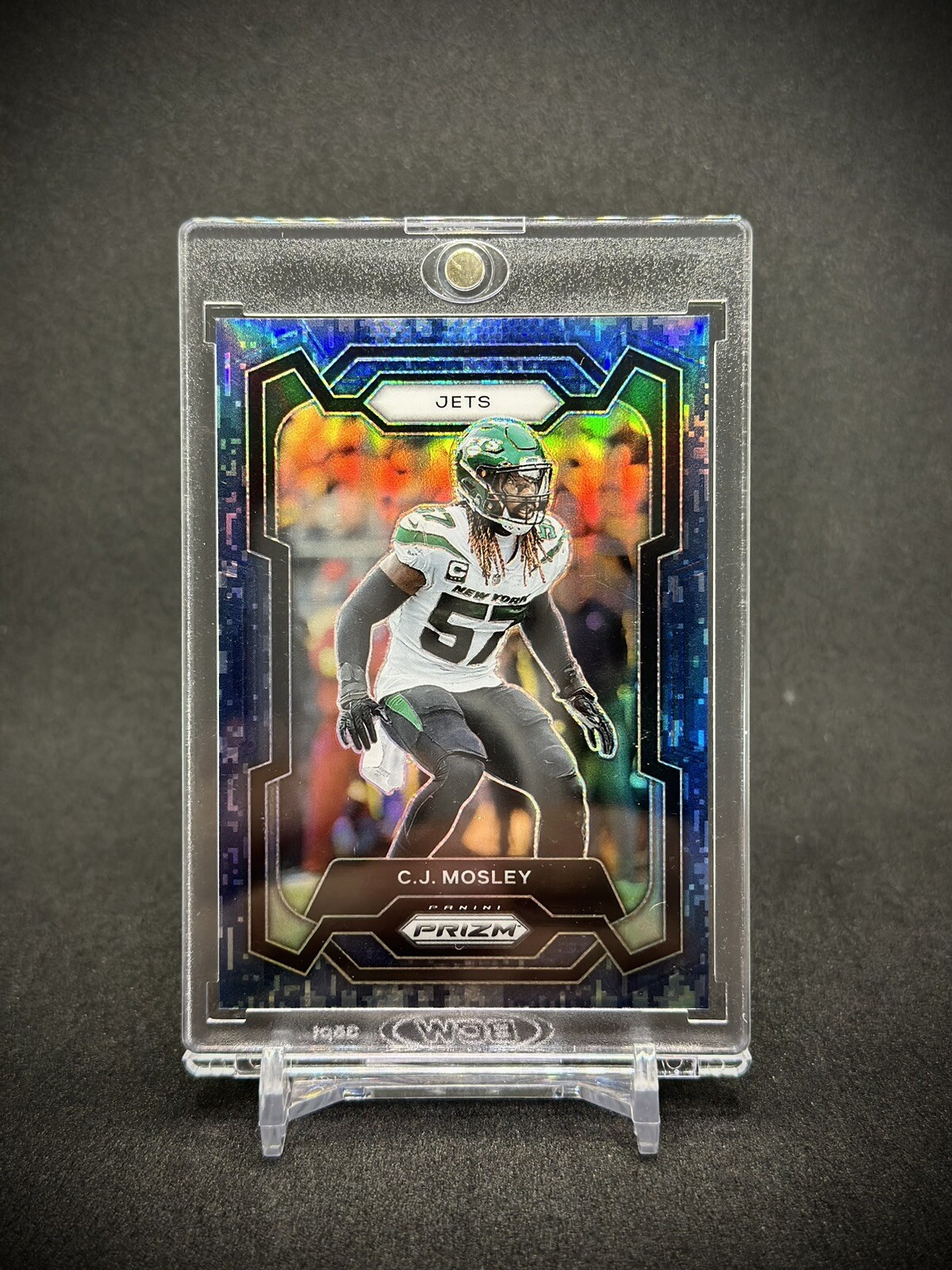 CJ Mosley 2023 Panini Prizm Camo Prizm /25 SSP New York Jets