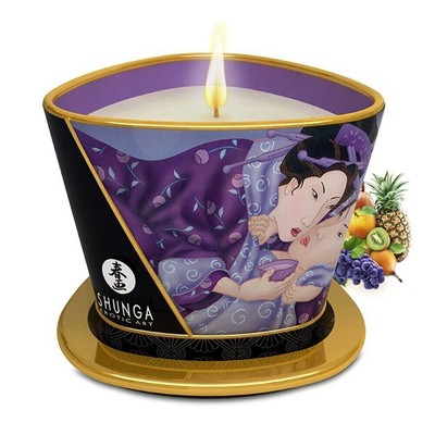 SHUNGA intimate sensual erotic massage candle exotic fruits aphrodisiac oil