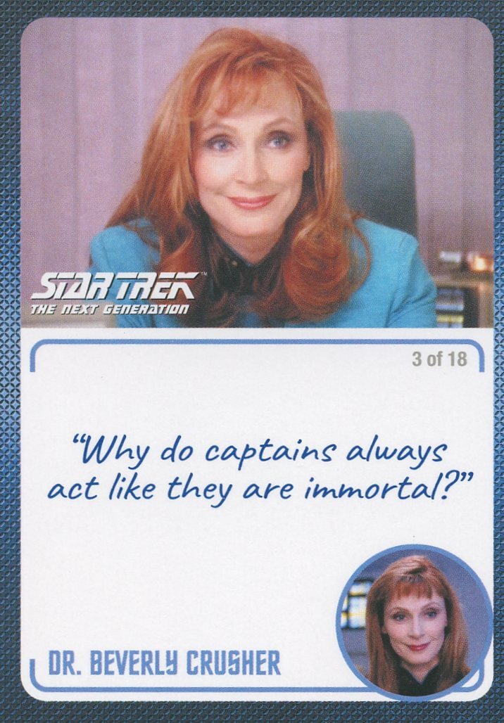 Star Trek TNG Archives Inscriptions #6 Beverly Crusher