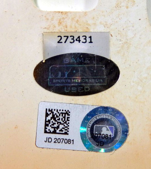 2018 Boston Red Sox at NY Yankees Game Used 3rd Base 2nd Inning Post