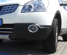ZUBEHÖR NISSAN QASHQAI 2007-2009 NEBELSCHEINWERFER NEBELLEUCHTEN CHROM BLENDEN