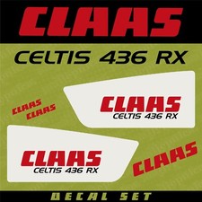 Claas CELTIS 436 RX Kit d'Autocollants Aftermarket pour Tracteur - Décalcomanie