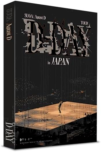 New SUGA Agust D TOUR D-DAY in JAPAN 2 DVD Photobook Photo Card Box  PROV-3077