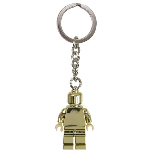 LEGO 850807 Minifigure Gold Keychain Keyring Brand New Retired Set Hard to Find - Picture 2 of 2