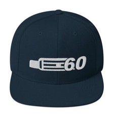 6.0 Power Stroke Hat, Diesel Truck Powerstroke Diesel Snapback Hat