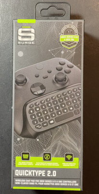 Surge Wireless Chat Pad for XBOX ONE / SERIES X/S [ Quicktype 2.0 ] NEW