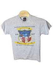 VTG 1997 Harley Davidson York Assembly Plant Single Stitch T-Shirt Mens Sz M