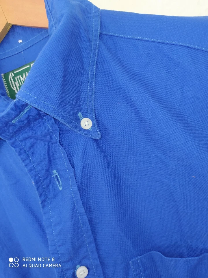 Vintage Gitman Bros blue soft Oxford LS Shirt collar pocket Men S excellent  - Image 4 of 4