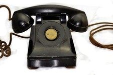 Vintage Western Electric 302 Telephone Without Dial, dated 1939 ~ Metal Housing