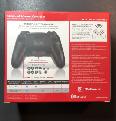Official Nintendo Switch Enhanced Wireless Controller [ Doom 25