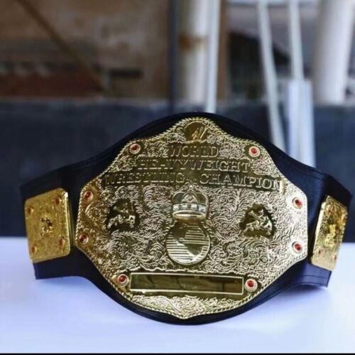 World Schwergewicht Big Gold Championship Wrestler Champion WWE Gürtel Replik Modell - Bild 1 von 5