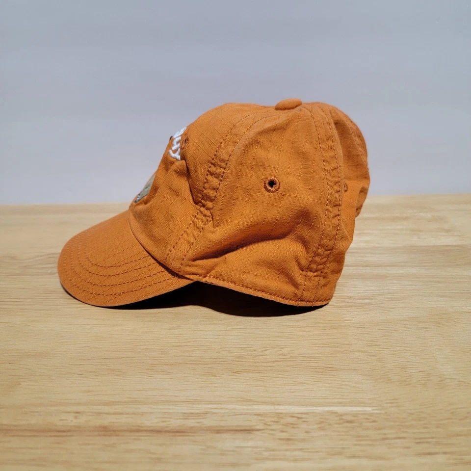 Gymboree Boys Size 0-12 Months Mr Tuff Guy Rhino Baseball Hat Cap Orange - Image 2 of 4