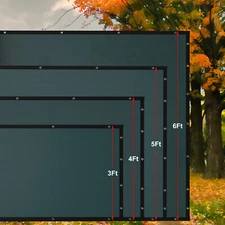 Privacy Fence Screen Garden Yard Windscreen Mesh Shade Cover Garden Tarp