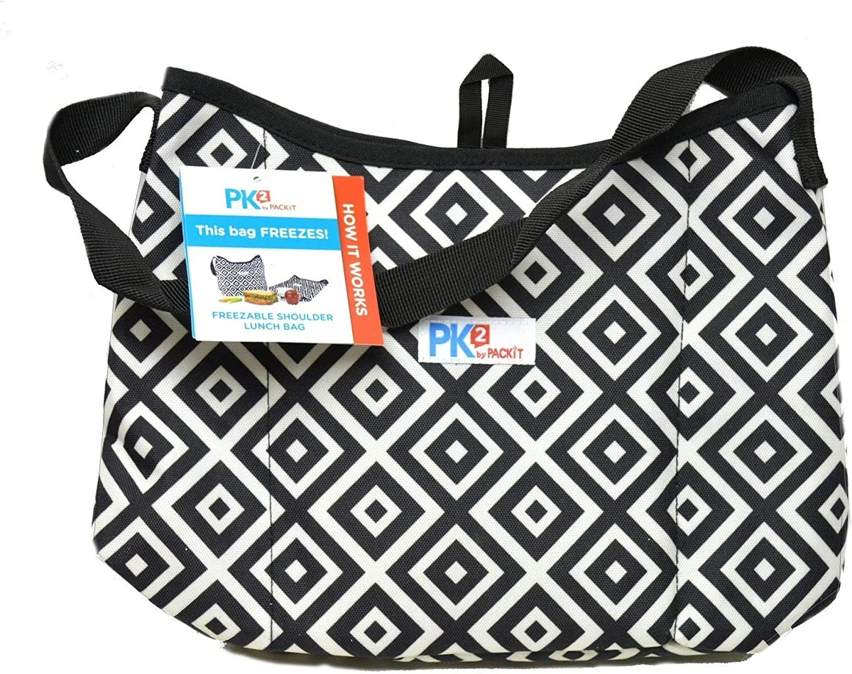 Packit PK2 Freezable Shoulder Lunch Bag or Tote for Picnics