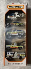 2023 Matchbox MBX City Drivers II 5 Pack 70 Years SPECIAL EDITION Emergency Set