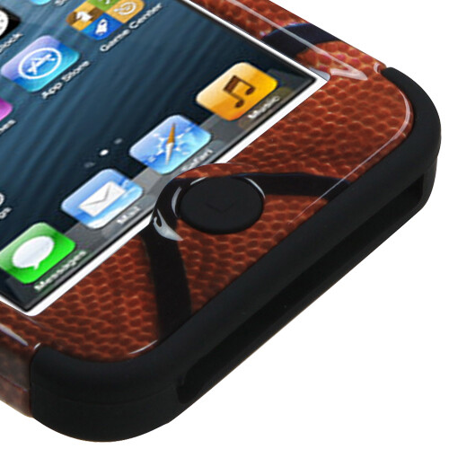Shockproof Hybrid Case For IPod Touch 5th, 6th & 7th Gen – Basketball Design, Orange, Armor Protection