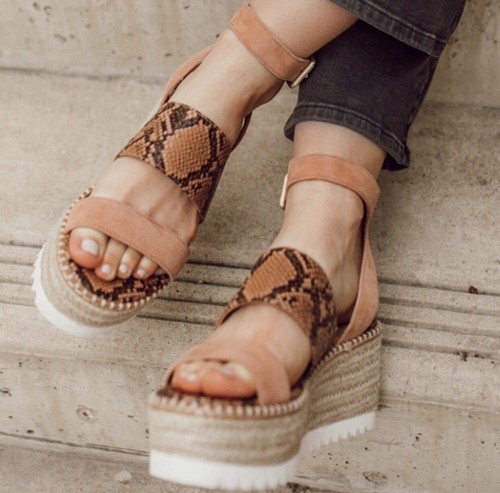 Crown Vintage Daylen Espadrille Wedge Sandals Sz 7.5 NWOB | eBay