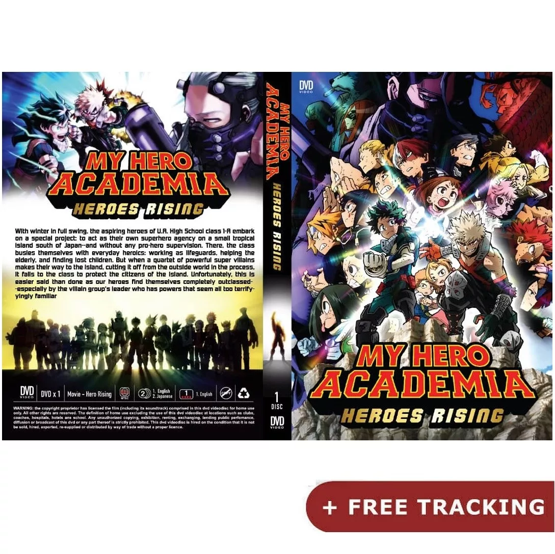 DVD Anime Boku No Hero Academia The Movie 2 - Heroes: Rising