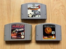 ebay® Auktion 177083044113 | Forsaken, Top Gear Rally, F1 Grand Prix, Racing Carts only x3 Nintendo 64 N64 Thumbnail of ebay® auction 177083044113 | Forsaken, Top Gear Rally, F1 Grand Prix, Racing Carts only x3 Nintendo 64 N64