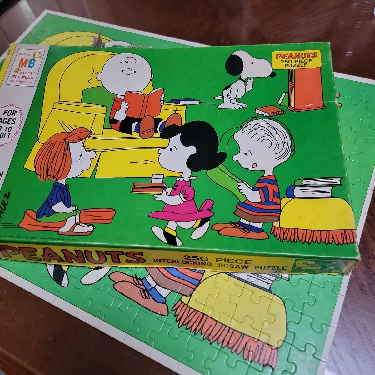 Milton Bradley Peanuts Gang 250 - 499 Pieces Puzzles for sale | eBay