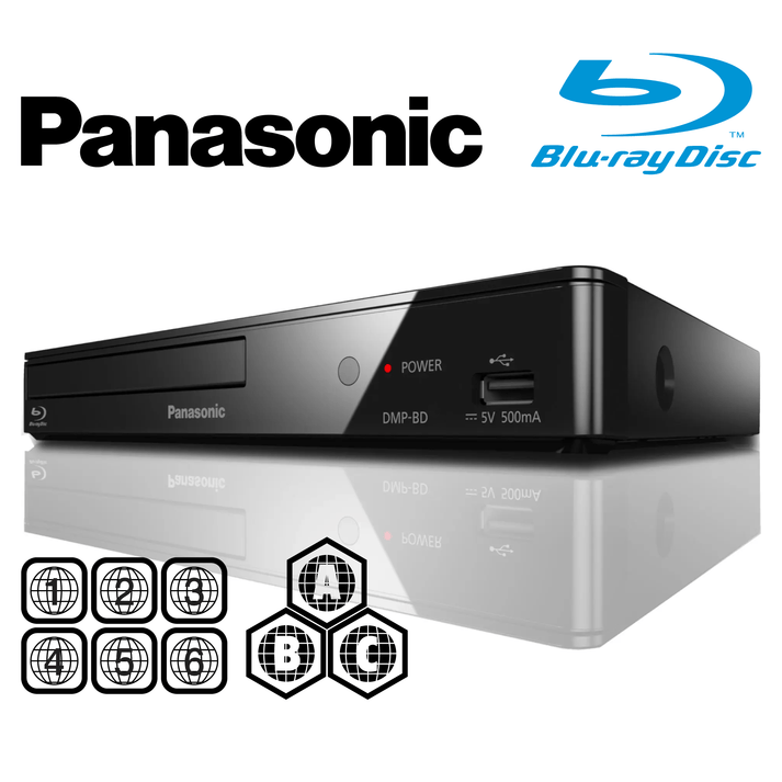 Panasonic DMP-BD Refurbished Region Free Blu-ray player Code Free