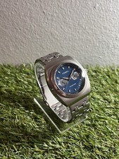 Fossil Blue BQ-9241 Men's Watch BLUE Sunray Dial STEEL 10 ATM CHRONOGRAPH