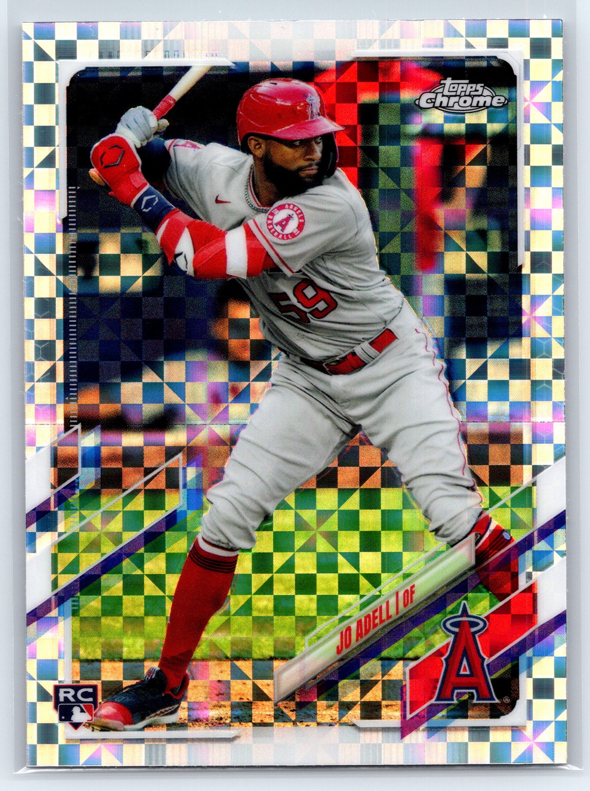 2021 Topps Chrome #142 Jo Adell X-Fractor