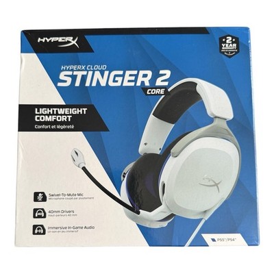 HyperX Kopfhörer Gaming Zubehör Cloud Stinger 2 PS Weiß Komfortabler Sound