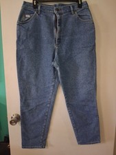 Lee Women s High Rise Relaxed Fit Straight Leg Jeans Size 16 Blue Denim